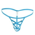 thumbnail image 2 of Relanfenk Bikini Panties Briefs Men'sLow Waist Ice Male G Strings Mens Silk Micro, 2 of 4
