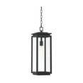 thumbnail image 2 of Possini Euro Design Atkins 21 1/2" High Modern Outdoor Pendant Light Fixture Ceiling Porch Hanging Matte Black Die Cast Metal, 2 of 8