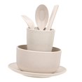 thumbnail image 3 of GROWTH TANK 3X 6x Wheat Straw Dinnerware Set Unbreakable Cups Plates for RV Toddlers Kids, 3 of 9