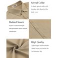 thumbnail image 2 of COOFANDY Mens Short Sleeve Button Down Shirt Lightweight Casual Shirts for Vacation Shirts, 2 of 6