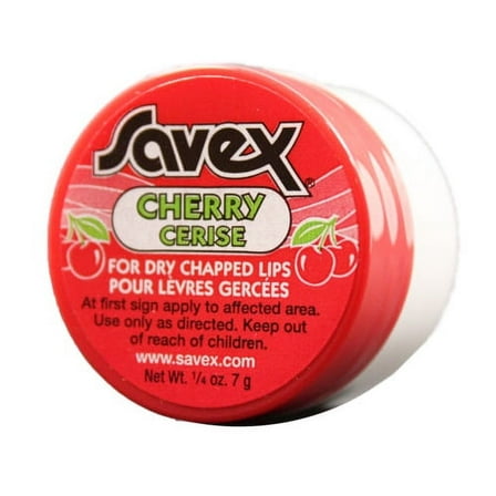 Savex Lip Balm Moisturizes and Soothes Cherry - 0.25 oz (Pack of 48)