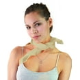 thumbnail image 2 of NYFASHION101 Women's Versatile Solid Sheer Chiffon Neckerchief Scarf - Beige, 2 of 3