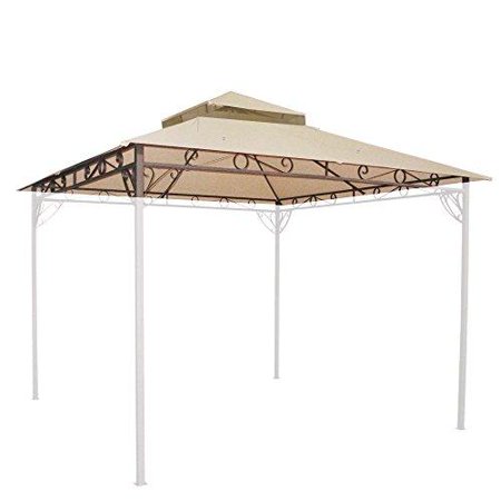 chimaera 10x10 ft waterproof 2-tier gazebo canopy top replacement
