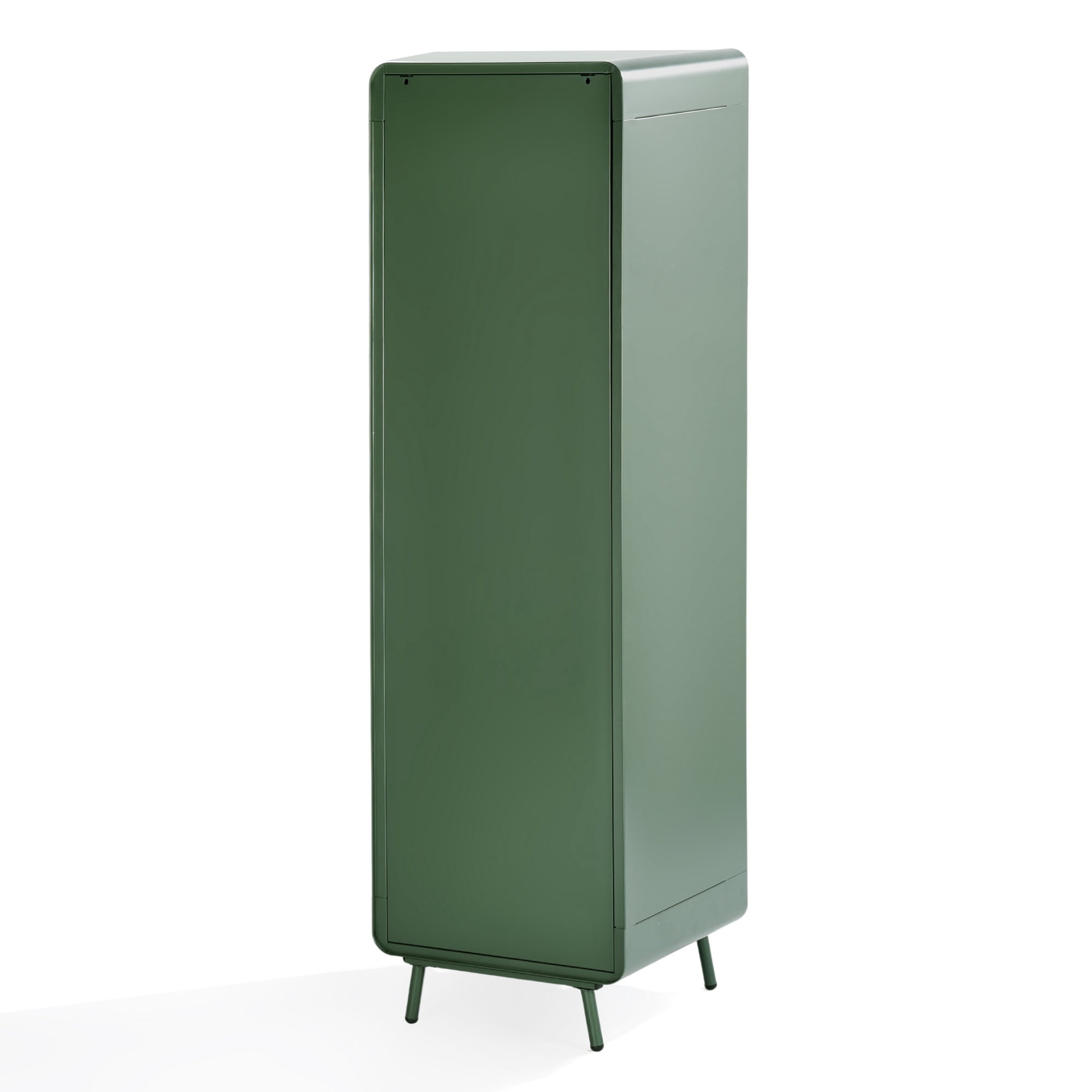 Homy Casa Metal Locker Cabinet with Hanging Rod and Shelves, Storage Cabinet for Home, School Office