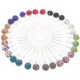 thumbnail image 3 of Decorative Pin Round Shape High-cost Planting Process Polishing Process 1Set For Daily Wear Formal Occasions Girls, 3 of 5