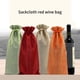 thumbnail image 4 of sweethay Bolsa de almacenamiento de vino con cordón, organizador portátil de regalos de champán para fiestas, bolsa de lino para Hotel, Almacenamiento y organización del hogar Naranja, 4 of 6