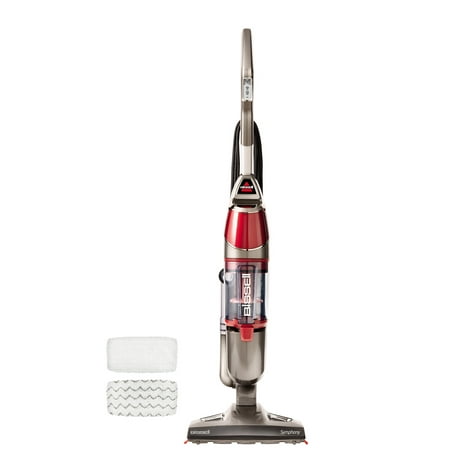 Bissell Symphony Vacuum and Steam Mop with 2 Mop Pads, (Best Steam Mop For Grout)