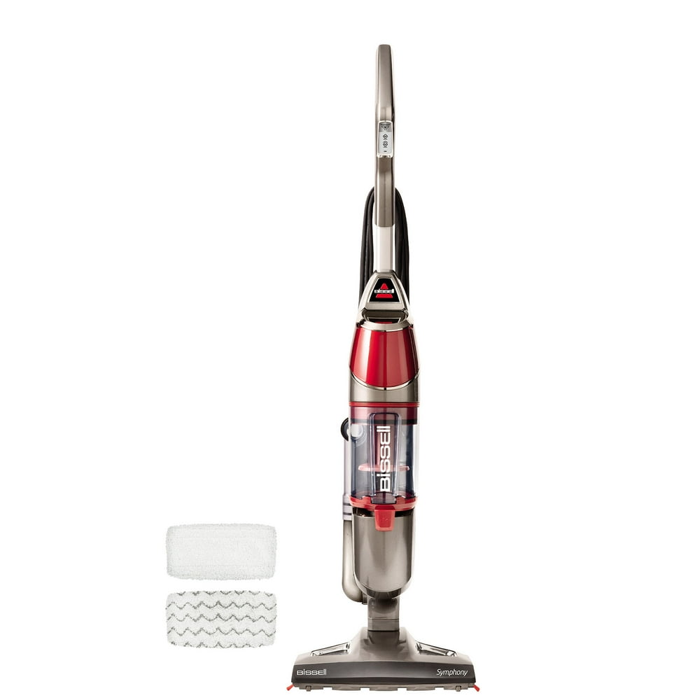 Bissell Symphony Vacuum and Steam Mop with 2 Mop Pads, 1132 Walmart