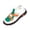 White, variant on Women's Woven Leather Sandals Slip On Closed Toe Comfortable Orthopedic Soft Ankle Strap Boho Gladiator Beach Casual Shoes Red 6.5 Wide