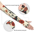 thumbnail image 3 of ALAZA Bohemia Flowers UV Sun Protection Arm Sleeves UPF 50+ Compression Cooling Sleeve 1 Pair, 3 of 7