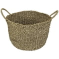 thumbnail image 4 of Northlight Natural Beige Round Seagrass Table and Floor Baskets - Set of 3, 4 of 7