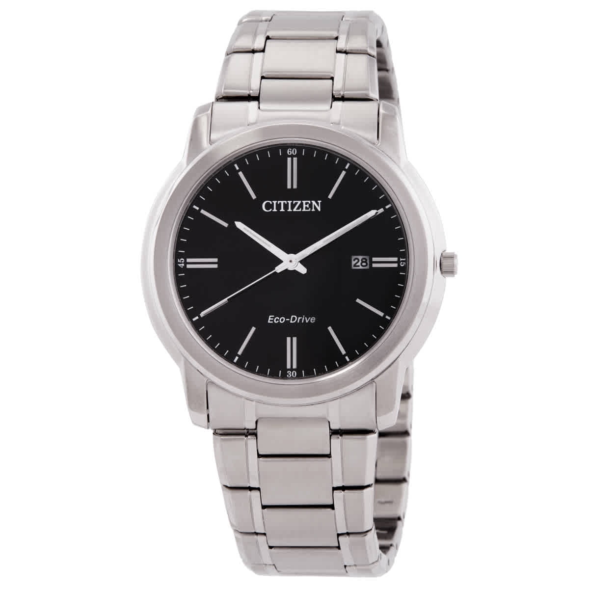Citizen Men's Eco-Drive Quartz Wrist Watch with Black Leather