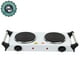 thumbnail image 1 of Parrilla Eléctrica 2 Quemadores de Disco con Asa IUSA Reacondicionado blanco, 1 of 5