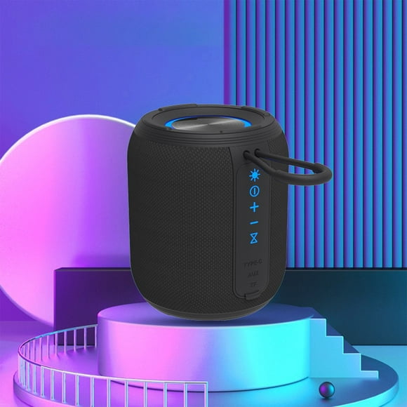 Up to 45% off SEMPAI Bluetooth Audio Cloth Speaker Plug-in Mini Stereo Outdoor Bluetooth Speaker Stylish External Light Long Battery Life Device Interconnection Wal&mart Deals New Year's Day