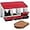 Red, variant on Lumiparty 3-Compartment Roll Away Chicken Nesting Box, Wall Mounted Metal Egg Box, Red