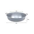 thumbnail image 3 of Comal Choricero 60cm De Acero Galvanizado Con Bola Color Plateado, 3 of 3