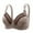 Gray, variant on POIUYTR Women Button Front Closure Bras Full Coverage Comfy Soft Breathable Underwire Lace Bra Push Up Everyday Bras 2024