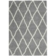thumbnail image 3 of Nourison Shangri-La Modern Trellis Light Grey/Ivory 5' x 7' Area Rug, (5' x 7'), 3 of 10