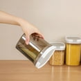 thumbnail image 4 of Sherry Light-shielding sealed jar, small square, large capacity, with spoon, food-grade coffee bean and tea jar, food light-shielding sealed, 4 of 6
