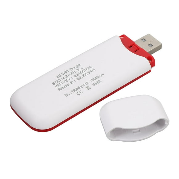 USB 4G Router, LTE 4G USB Modem Plug and Play 150Mbps with SIM Card Slot for Oceania
