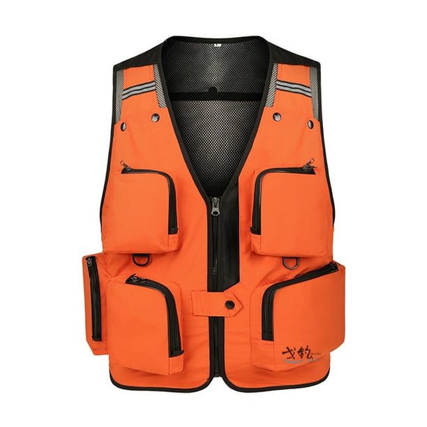 Outdoor Fishing Vest Multi-pocket Fishing Vest Photography Waistcoat Jacket  