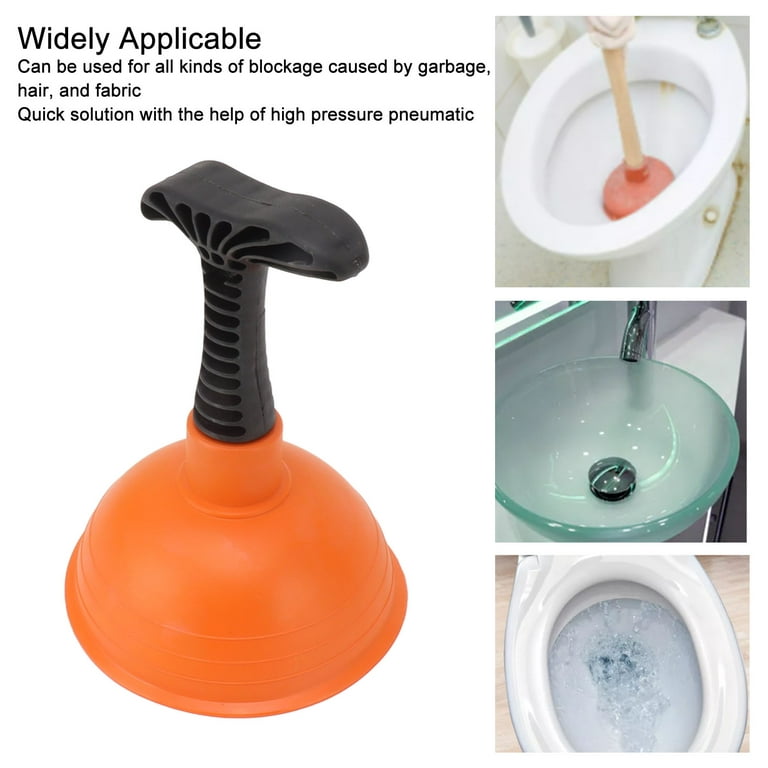 Frcolor Plunger Sink Drain Bathroom Small Kitchen Shower Powerful