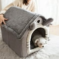 thumbnail image 4 of Warm Dog Kennel Bed Self-Warming Washable for House for Autumn Winter Indoor Use Non Slip Bottom Easy to Assemble, 4 of 9