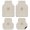 Beige, variant on Buffalo Plaid Car Floor Mats 4 Pieces, Front & Rear Auto Carpet Mats Full Set with Rubber Backing, Farmhouse Grey Checkered Vintage Rustic Universal All Weather Car Floor Protectors for SUV Truck Van