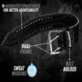thumbnail image 3 of Harcos Genuine Leather Unbreakble, non tearable 8mm Heavy Gym Belt for Men & Women Workout Deadlift Belt for Gym Suede Powerlifting Weight Lifting for Heavy Workout gym belt(XL), 3 of 10
