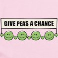 thumbnail image 2 of CafePress - Give Peas A Chance Infant Bodysuit - Baby Light Bodysuit, Size Newborn - 24 Months, 2 of 4