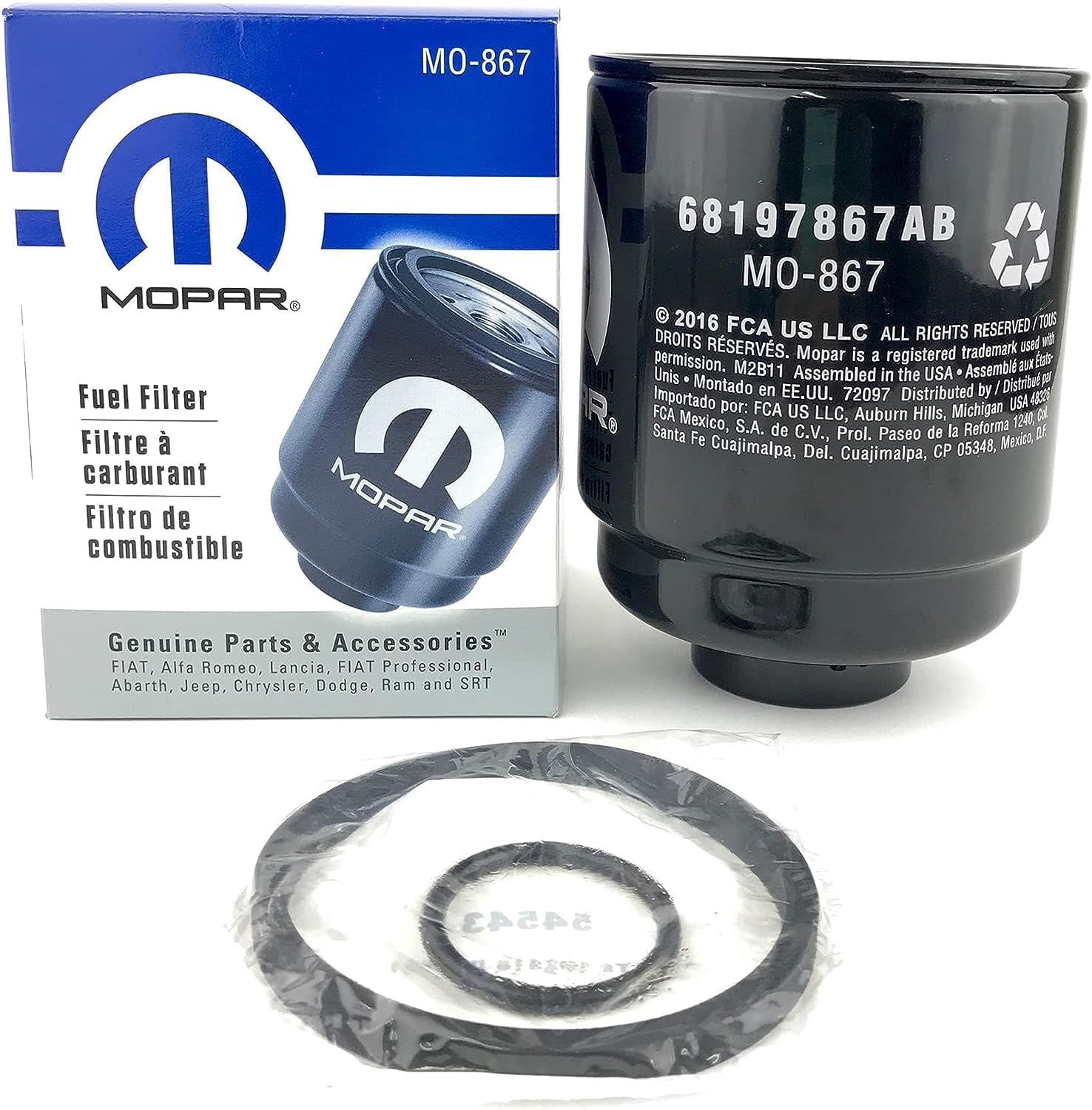Dodge Ram 6.7 Liter Diesel Fuel Filter Water Separator Set OEM
