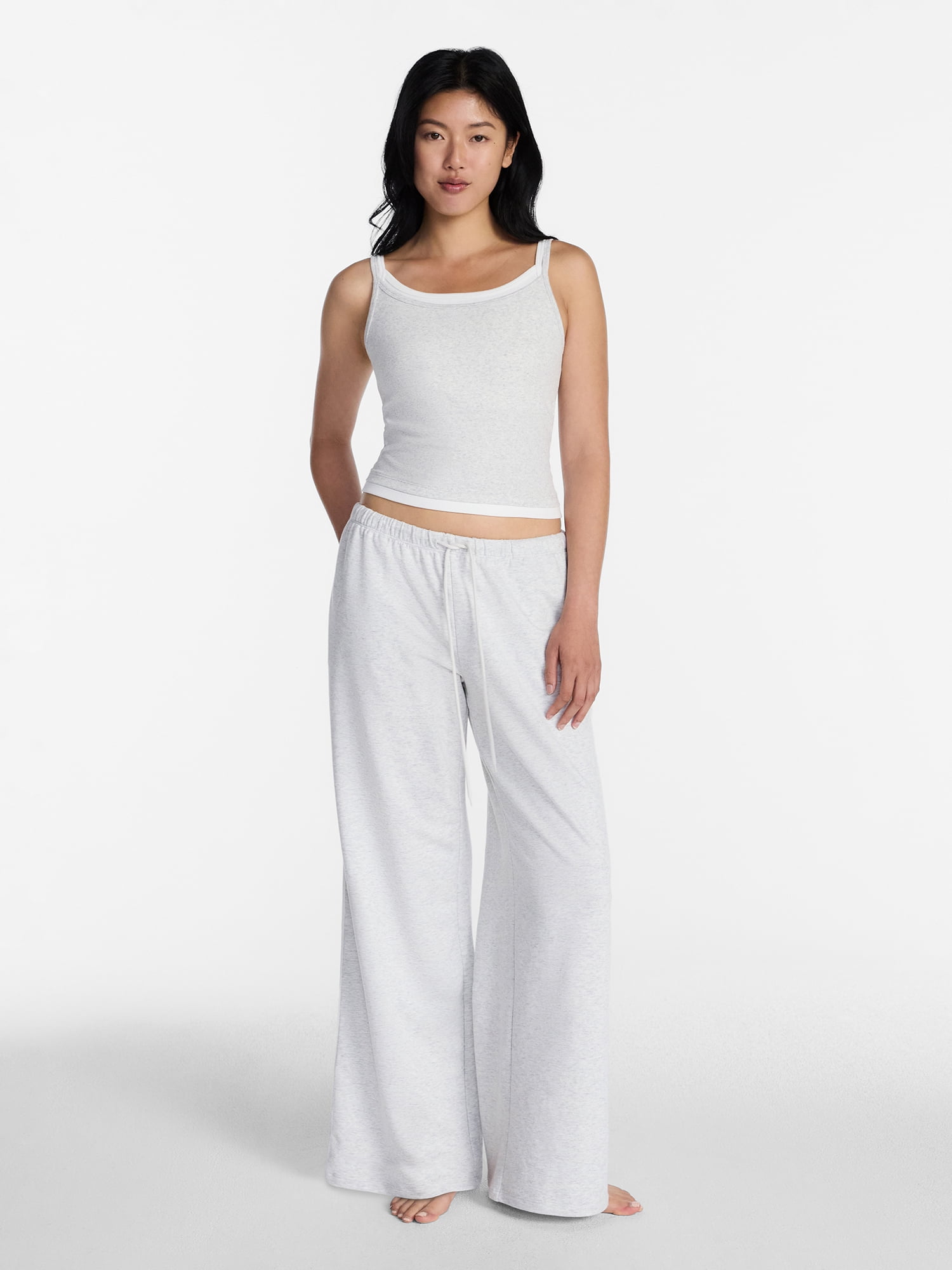 No Boundaries Women's Sleepwear Thin Panel Pant, Sizes XXS – 3X
