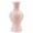 Pink, variant on Plastic Imitation Glazed Decorative Vase for Flower Arrangements - Blue Home Decoration, Dried Flower Pot for Living Room & TV Cabinet, 28cm Tall, Durable Plastic Design