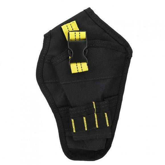 POCREATION Portable Drill Bag,Portable Oxford Cloth Mini Waist Bag Drills Holder Storage Pouch For Electric Drill Tool,Drill Tool Bag