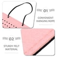 thumbnail image 4 of Miangastore Shoe Charm Display Felt Pink For Home Decor 1Pack, 4 of 8
