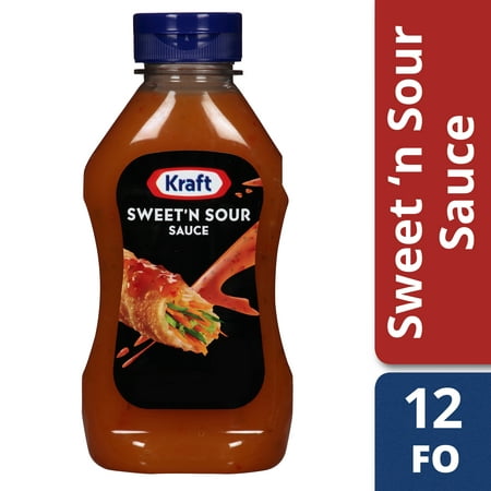 (3 Pack) Kraft Sweet 'n Sour Sauce, 12 fl oz (Best Sweet Teriyaki Sauce)