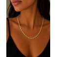 thumbnail image 2 of Cadena Unisex Adiamantada de Oro Laminado, 2 of 7