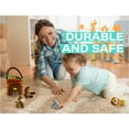 thumbnail image 7 of Etna Bunny Condo Play Set with Sounds – 5 Piece Small Stuffed Bunny Rabbit Set Plus Bunny Condo Carrier with Zipper Front and Handle – These Tiny Rabbits are Ideal for Fun and Imaginative Play, 7 of 7