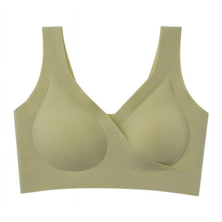 Elainilye Fashion Womens Bra Non-Underwire Bra Front Button Nursing Bra Comfortable Breathable Bra