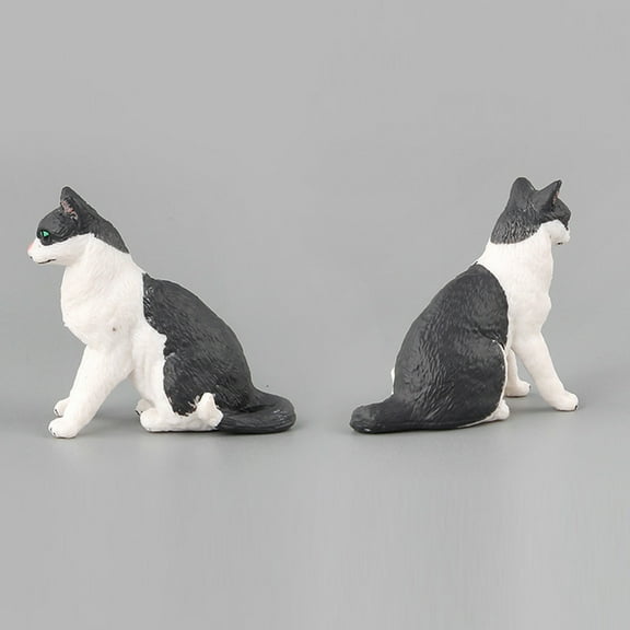 MeetYTOYS Cute Miniature Cats Landscape Lovely Figurines Fairy Home Garden Animals Christmas Birthday Gift for Home Garden Decor Ornament Supplies 1PC