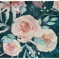 thumbnail image 5 of oneOone Cotton Poplin Twill Teal Blue Fabric Leaves & Clover Sewing Material Print Fabric By The Yard 56 Inch Wide, 5 of 6