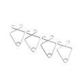 thumbnail image 4 of 100pcs Drop Ceiling Hook Clips Fish Shape Metal Hook T-Bar Grid Wire Suspended Ceiling Hanger, 4 of 9