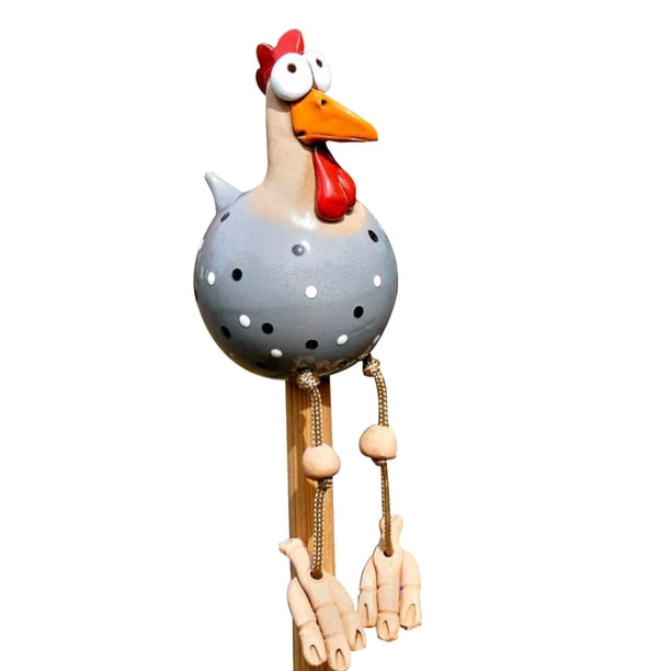 Matsuzay Jardín arte decoración pollo forma estaca piso resina artesanía patio césped gallina Jardín y Patio 65212016A
