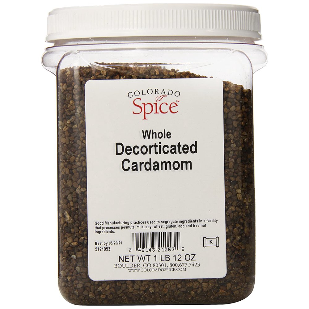 Colorado Spice Cardamom, Whole Decorticated, 28Ounce Jar