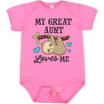 thumbnail image 3 of Inktastic My Great Aunt Loves Me with Sloth and Hearts Boys or Girls Baby Bodysuit, 3 of 5