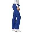 thumbnail image 3 of Adar Universal Women's Straight Leg Scrub Pants, Drawstring, Durable Poplin, Black, 3 of 7