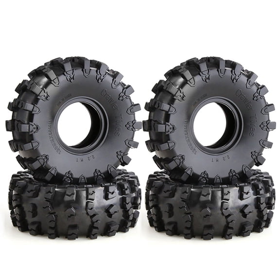 4PCS 150MM 2.2 Rubber Big Tires Wheel Tyres for 1/10 RC Crawler Car Axial Wraith SCX10 Capra TRX4 TRX6 D90