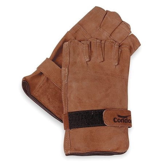 Condor Brown Leather Gloves,L
