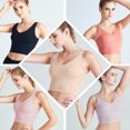 thumbnail image 4 of Women Sports Bra U Back U Neckline Removable Padded Vest, 4 of 8