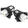 thumbnail image 4 of Bombilla de ojo de ángel E90 + 2 faros LED Angel Eyes de 12 W, luz de posición de anillo de halo, luces antiniebla para E90 E91 05-08., 4 of 5
